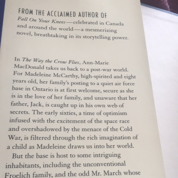 Ann-Marie Macdonald The Way the Crow Flies - Picture 7 of 8